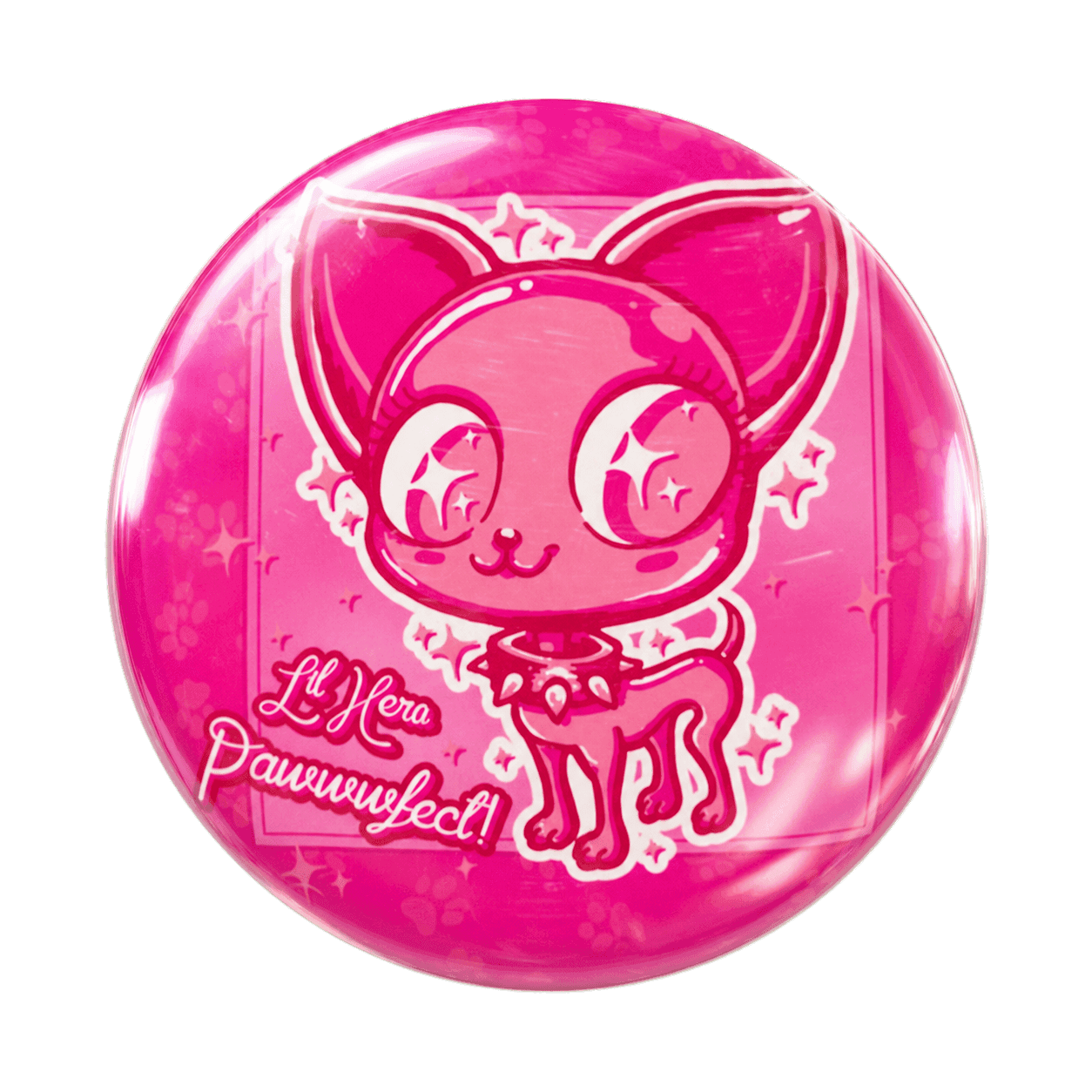 Glossy easy going down album-cover badge
